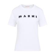 Marni Lily White T-Shirt White, Dam