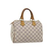 Louis Vuitton Vintage Pre-owned Tyg handvskor Beige, Dam