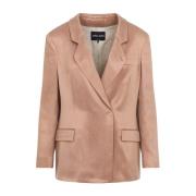 Giorgio Armani Röd Lera Blazer Pink, Dam