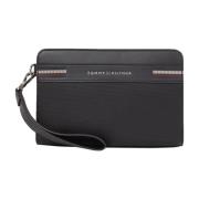 Tommy Hilfiger Svart Textur Clutch Väska Black, Herr