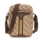 Guess Kompakt Beige/Brun Ryggsäck Milano Stil Brown, Dam