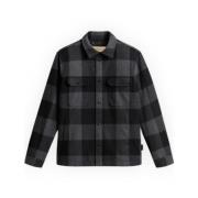 Woolrich Rutig Overshirt i Alaskansk Ull Multicolor, Herr