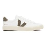 Veja Vita Lädersneakers med Khaki Accents White, Herr