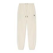 Moncler Sweatpants med logotyp Beige, Dam