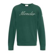 Moncler Sweatshirt med logotyp Green, Herr