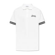 Moncler Polo med logotyp White, Herr