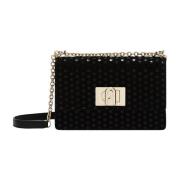 Furla Snygg 1927 Mini Crossbody Black, Dam