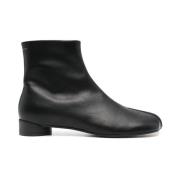 MM6 Maison Margiela Svart Läder Sidoficka Klackar Black, Herr