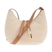 Furla Axelväska Goccia Liten Beige, Dam