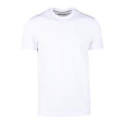 Bikkembergs Bomull Elastan T-shirt White, Herr