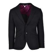 Maurizio Miri Alpacka Ull Blazer Black, Herr