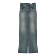 Alexander McQueen Jeans med regular fit Blue, Dam