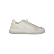 Calvin Klein Vit Polyester Sneaker White, Herr