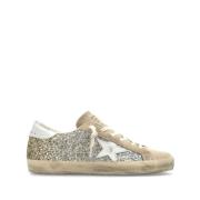 Golden Goose Classic Superstar Sneakers Beige Läder Gray, Dam