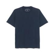 Fedeli Blå Crew Neck Kortärmad T-shirt Blue, Herr