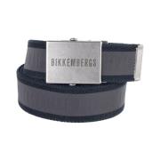 Bikkembergs Svart Bomulls Herrbälte Black, Herr