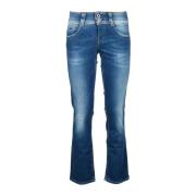 Pepe Jeans Stiliga Cropped Jeans för Kvinnor Blue, Dam