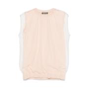 Fabiana Filippi Peach Pink Crew Neck Sweater Pink, Dam