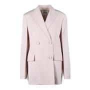 Jil Sander Silkeblandningsjacka Pink, Dam