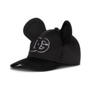 Dolce & Gabbana Mickey Mouse Baseball Cap Black, Unisex