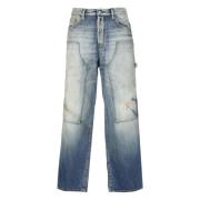 Dsquared2 Blå Bomulls Jeans med Förstört Effekt Blue, Herr