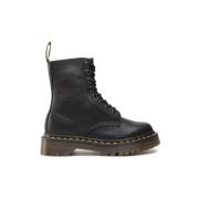 Dr. Martens Svarta Läder Pascal Stövlar Black, Dam