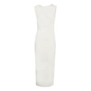 Blanca Vita Elegant Vit Klänning Aw24 White, Dam