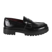 Tory Burch Svarta Loafers Skor Elegant Slip-On Black, Dam