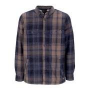 Vans Sherpa Fodrad Flanellskjorta Svart Blue, Herr