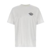 Kenzo Vit Crew Neck Broderad Logotyp T-shirt White, Herr