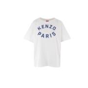 Kenzo Beige T-shirts och Polos med Kenzo Target Logo White, Dam