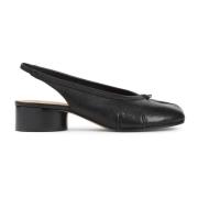 Maison Margiela Svarta Ballerina Slingback Skor Black, Dam