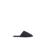 The Row Monogram Innersula Blommönster Slip-On Tofflor Black, Dam