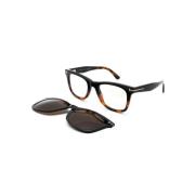 Tom Ford Ft5970B 005 Clip Optical Frame Brown, Unisex