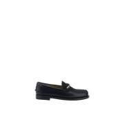 Forte Forte Skinande Juvelerade Läderloafers Blockklack Black, Dam