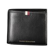 Tommy Hilfiger Svart Läder Herr Plånbok Black, Herr