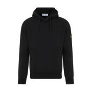 Stone Island Bomullsweatshirt i svart Black, Herr