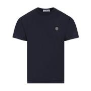 Stone Island Marinblå Crew Neck T-shirt Blue, Herr