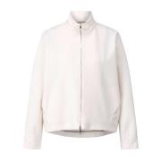 Max Mara Sportig Sweatjacka Plava White, Herr