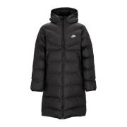 Nike Lång Windrunner Primaloft Huva Parka Black, Dam