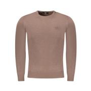 Cavalli Class Brun Polyester Pullover Brown, Herr