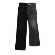 Balenciaga Regular Fit Jeans i denim Black, Herr