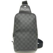 Louis Vuitton Vintage Canvas crossbodyvskor Black, Herr