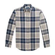 Ralph Lauren Borstad Flanell Skotsk Skjorta Multicolor, Herr