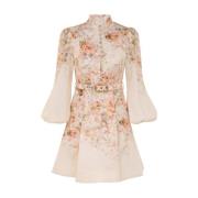 Zimmermann Rococo Floral Mini Klänning Multicolor, Dam