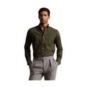 Ralph Lauren Åtsittande Performance Twill Skjorta Green, Herr