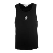 JW Anderson Ankare Broderi Tank Top Black, Herr