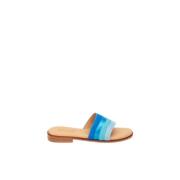 Fabienne Chapot Swirl Sandal Blue, Dam