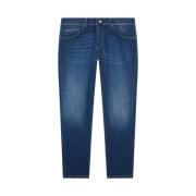 Dondup Stiliga Denim Jeans för Män Blue, Herr