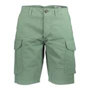 North Sails Grön Bermuda Shorts med Fickor och Logotyp Green, Herr